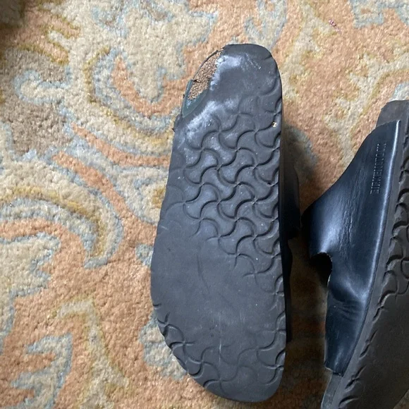 Arizona Black All Leather 39 well worn - Picture 2 of 3